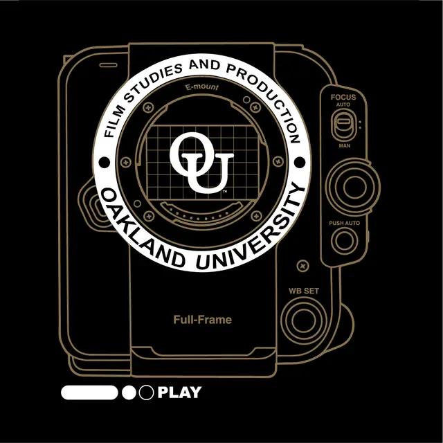 Oakland University Camera Graphic PR Shirt