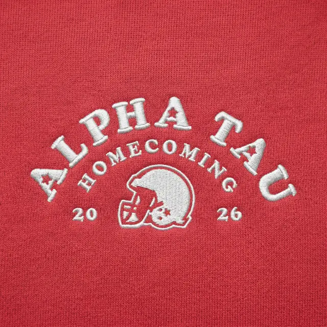 Alpha Sigma Tau Football Helmet Homecoming Sweater