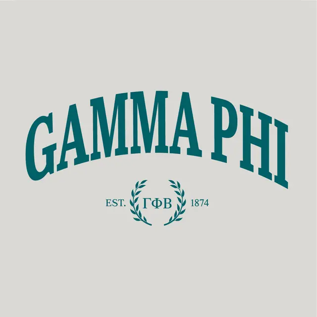 Gamma Phi Beta Arch Text PR Crewneck