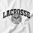 Lacrosse Team Block Lettering Seal Design PR Hat