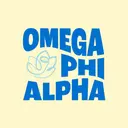 Omega Phi Alpha Bold Block Text PR Tank