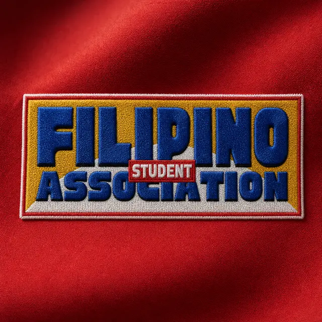 Filipino Student Association Block Lettering Graphic PR Hoodie