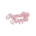 Sigma Kappa Text and Gingham Patterned Heart Bid Day Tank