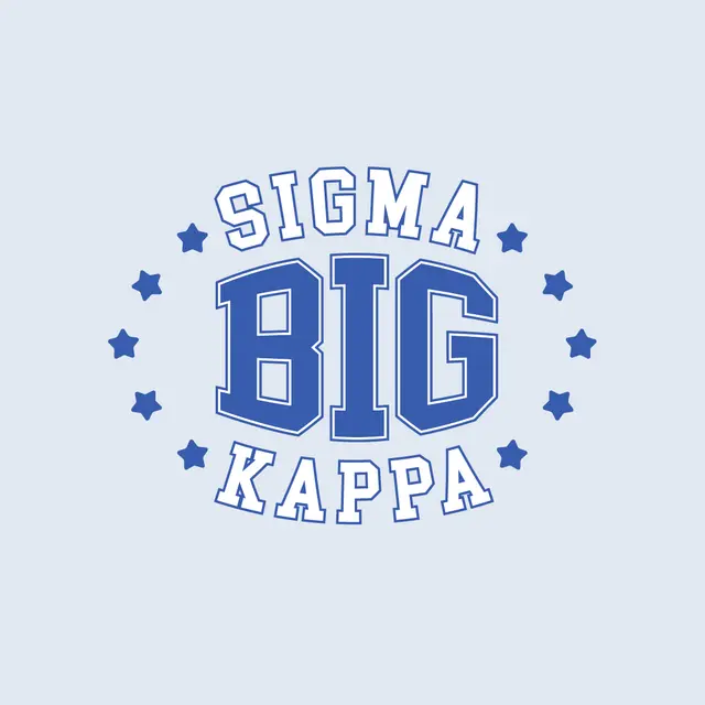 Sigma Kappa Star Circle Big Little Reveal Shirt