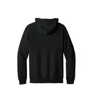 Gildan Midweight Fleece Full-Zip Hooded Sweatshirt Black Back