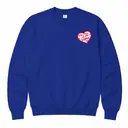 Sigma Sigma Sigma Heart Illustration Winter Date Party Crewneck 2