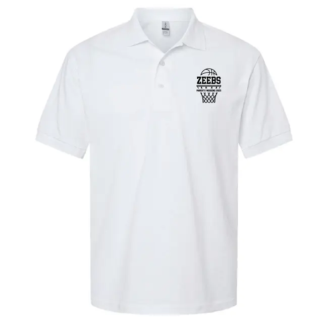 Zeta Beta Tau Basketball Theme Parents Weekend Polo 2