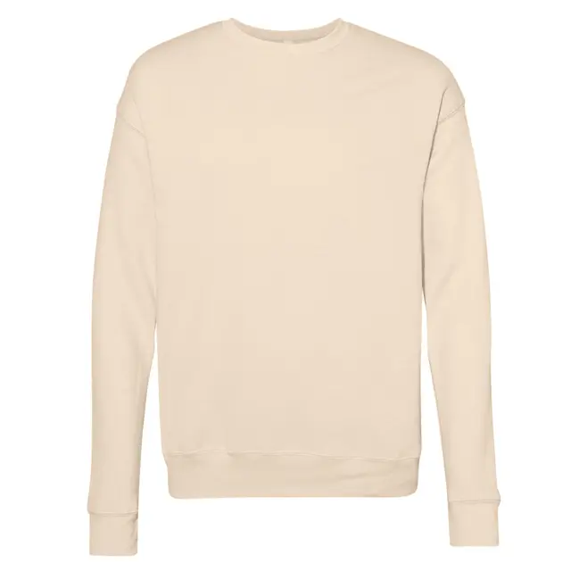 Customizable Bella + Canvas Unisex Drop Shoulder Fleece 3945 Heather Dust Front