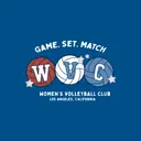 Women's Volleyball Game Set Match Text PR Crewneck