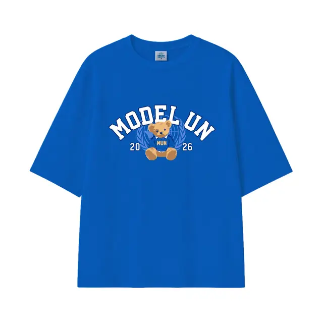Model United Nations Teddy Bear Illustration PR Shirt 2