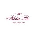 Alpha Phi Script Logo PR Tank