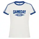 Alpha Delta Pi Distressed Block Text Game Day Shirt 2