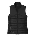 Eddie Bauer Ladies Quilted Vest eb513 Deep Black Front