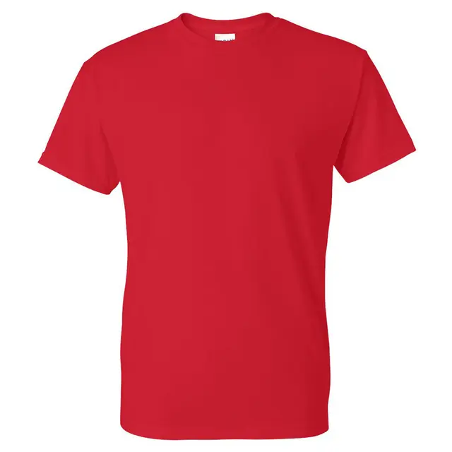 Gildan Adult 5.5 Oz. 50/50 T-Shirt g800 Red Front