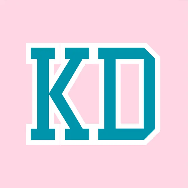 Kappa Delta Bold Block Text PR Sweatpants