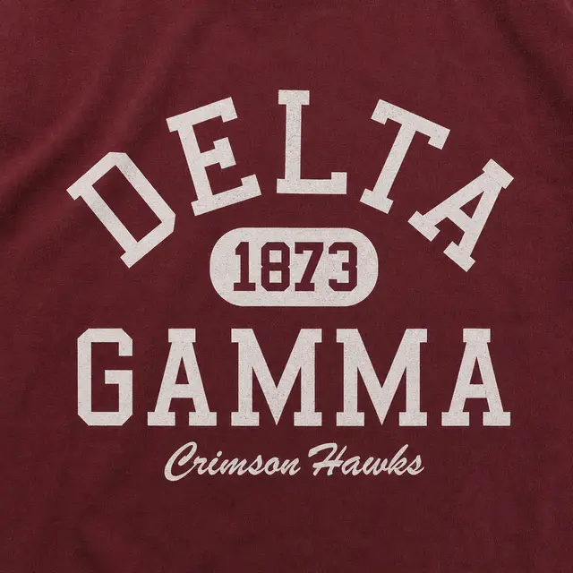 Delta Gamma Block Lettering PR Tank