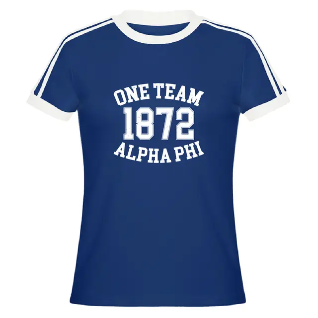 Alpha Phi Bold Block Text PR Shirt 2