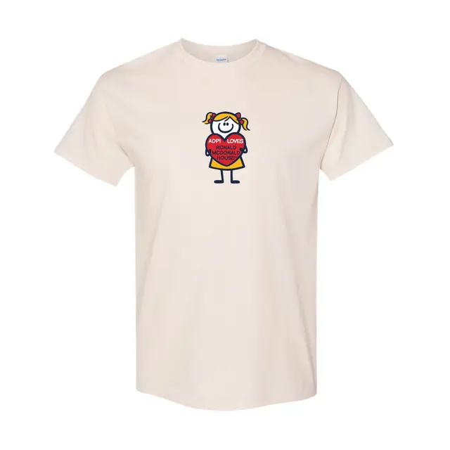 Alpha Delta Pi Cheerful Girl Heart Philanthropy Shirt 2