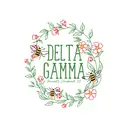 Delta Gamma Floral Wreath Parent's Weekend Crewneck