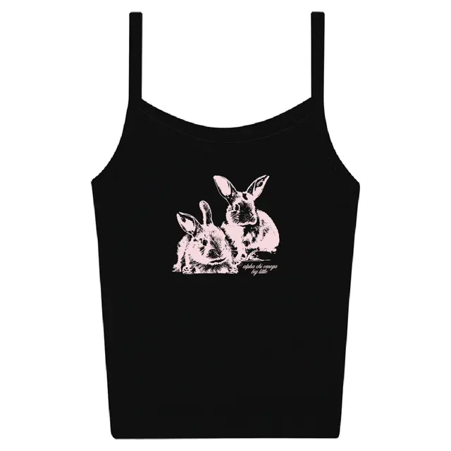 Alpha Chi Omega Bunny Duo Big Little Reveal Tank 2