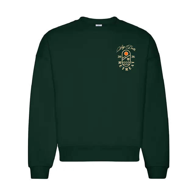 Sigma Delta Tau Palm Tree Sunset Retreat Sweater 2
