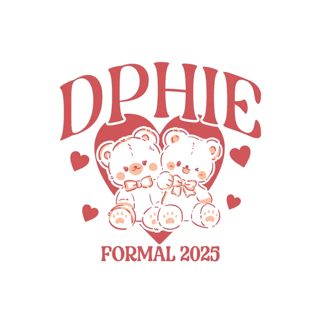 Delta Phi Epsilon Teddy Bears Heart Formal Shirt
