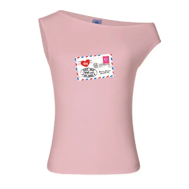 Phi Mu Love Letter Graphic Rush Tank 2