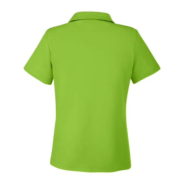 Core 365 Women's Fusion ChromaSoft™ Pique Polo Acid Green Back