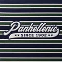 National Panhellenic Conference Striped Typography PR Tank