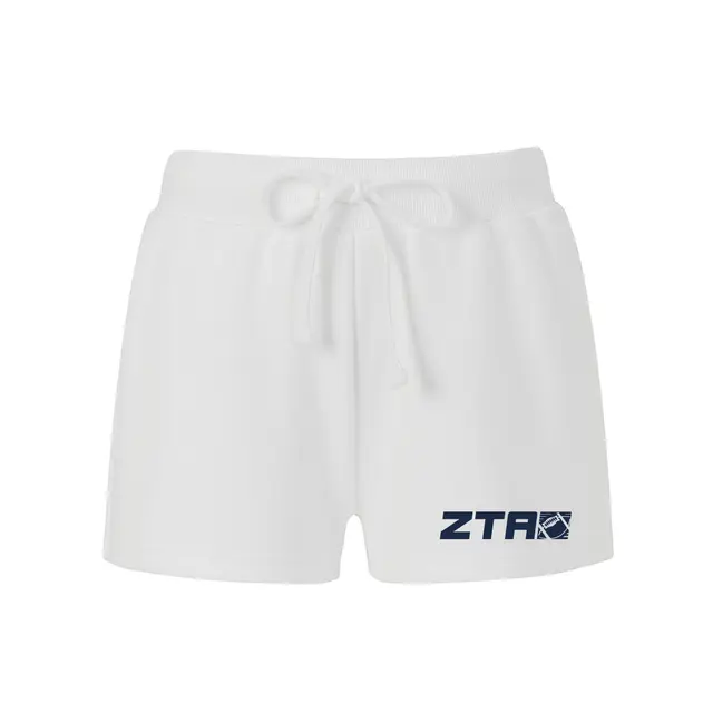 Zeta Tau Alpha Bold Lettering Football Graphic PR Shorts 2