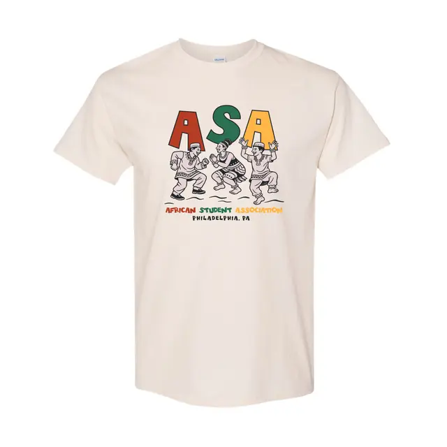African Student Association Illustrated Dance Graphic PR Shirt 2