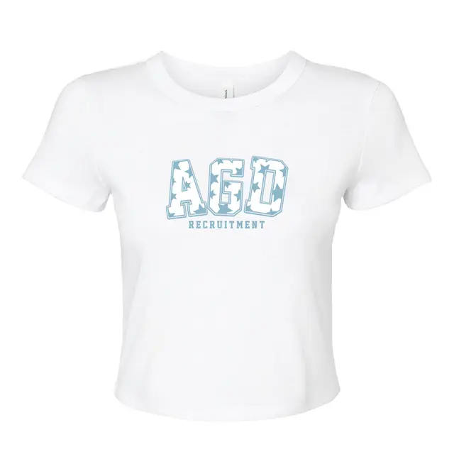 Alpha Gamma Delta Star Pattern Rush & Bid Shirt 2