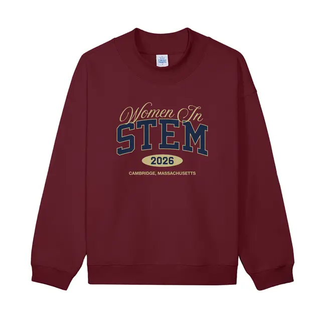 Women in STEM Block Lettering and Curved Text PR Sweater 2