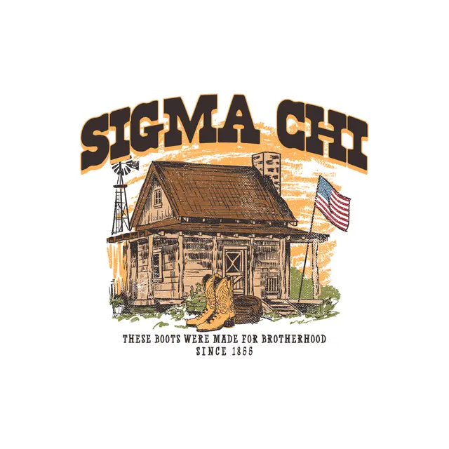 Sigma Chi Cabin and Boots PR Sweater