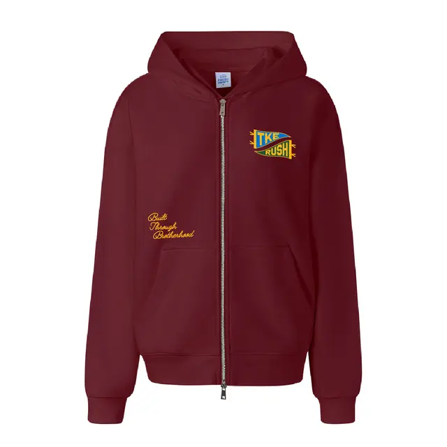 Tau Kappa Epsilon Swirling Text Rush Hoodie 2