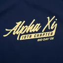 Alpha Xi Hand Drawn Lettering Rush Bid Tank
