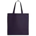 Bag Edge Canvas Grocery Tote be055 Navy Back