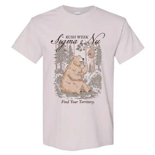 Sigma Nu Bear and Honey Rush Week Shirt 2
