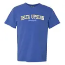Delta Upsilon Bold Lettering Game Day Shirt-2