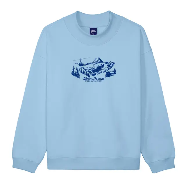 Kappa Alpha Theta Mountain Landscape Winter Formal Sweater 2