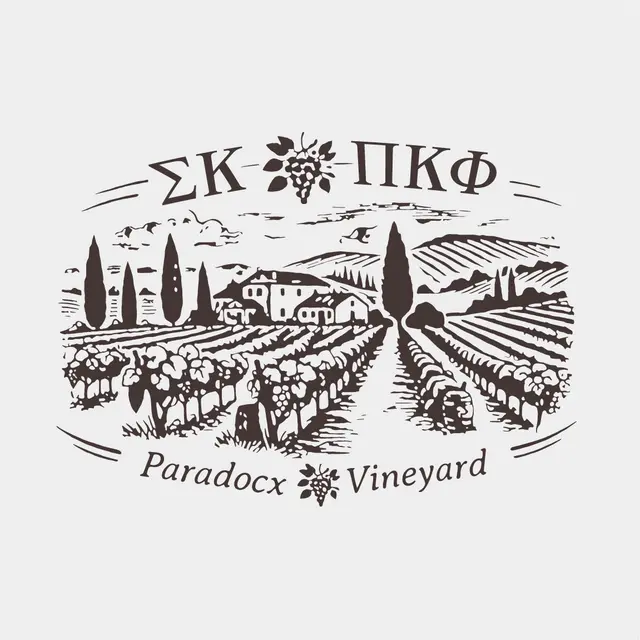 Sigma Kappa Vineyard Scene PR Sweater