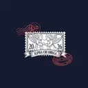 Alpha Chi Omega Angel Stamp Date Party Shirt