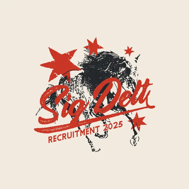 Sigma Delta Tau Bold Stars and Horse Recruitment Crewneck
