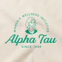Alpha Sigma Tau Woman Illustration Philanthropy Sweater