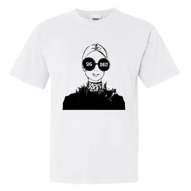 Sigma Delta Tau Fashion Icon Illustration PR Shirt 2