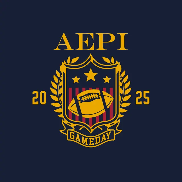 Alpha Epsilon Pi AEPI Crest and Football Game Day Crewneck