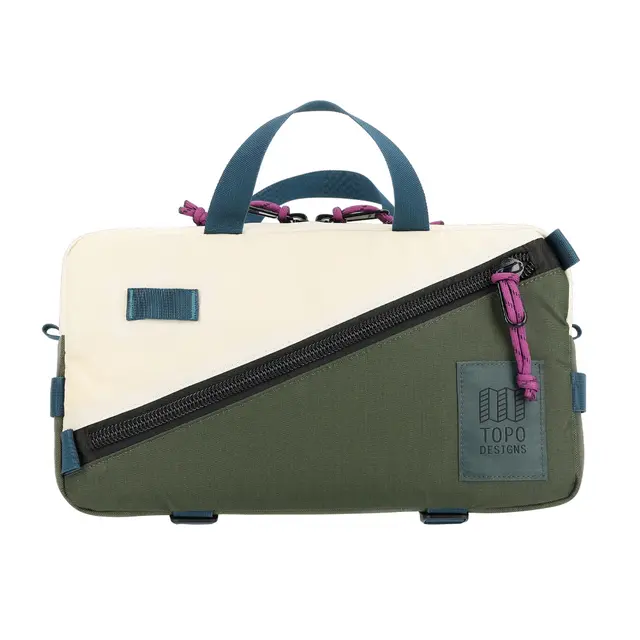 Topo Designs Quick Pack 931156 Bone White with Olive Front