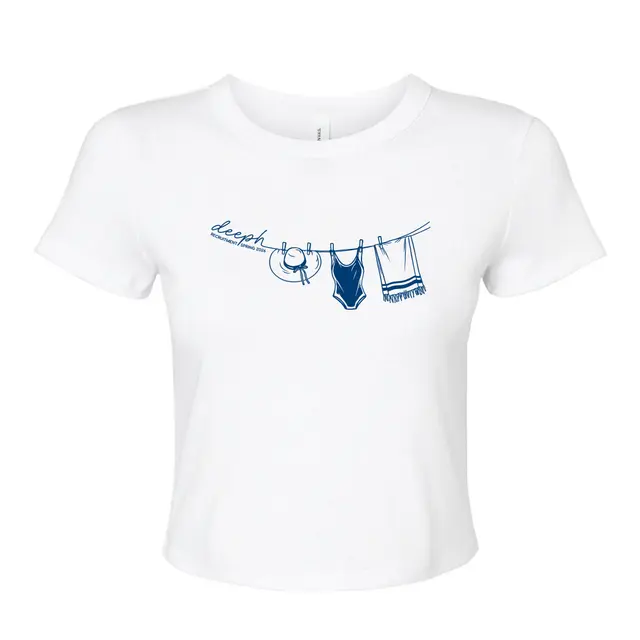 Delta Phi Epsilon Swimsuit Line Drawing Spring Recruitment Shirt 2