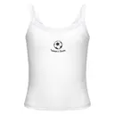 Women's Soccer Team Bold Ball Graphic PR Tank 2
