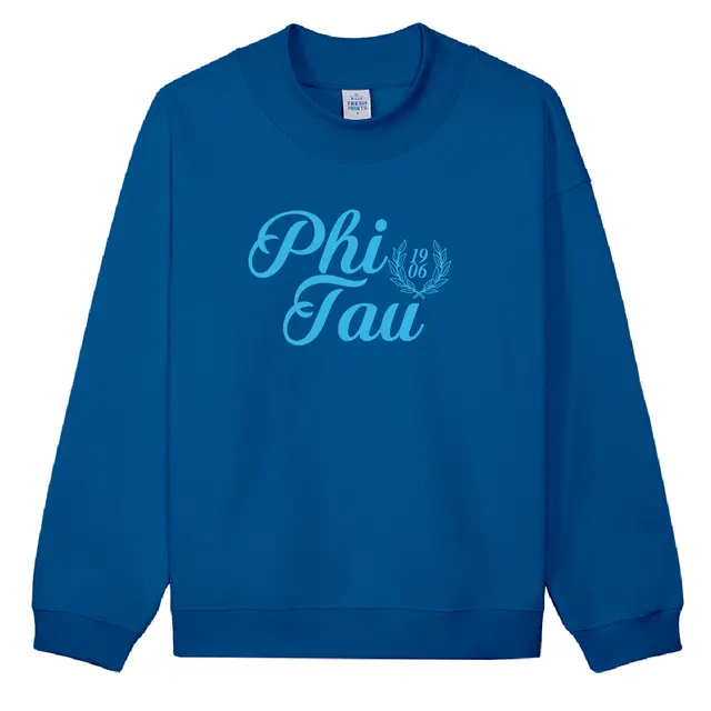 Phi Kappa Tau Flowing Script Laurel PR Sweater 2